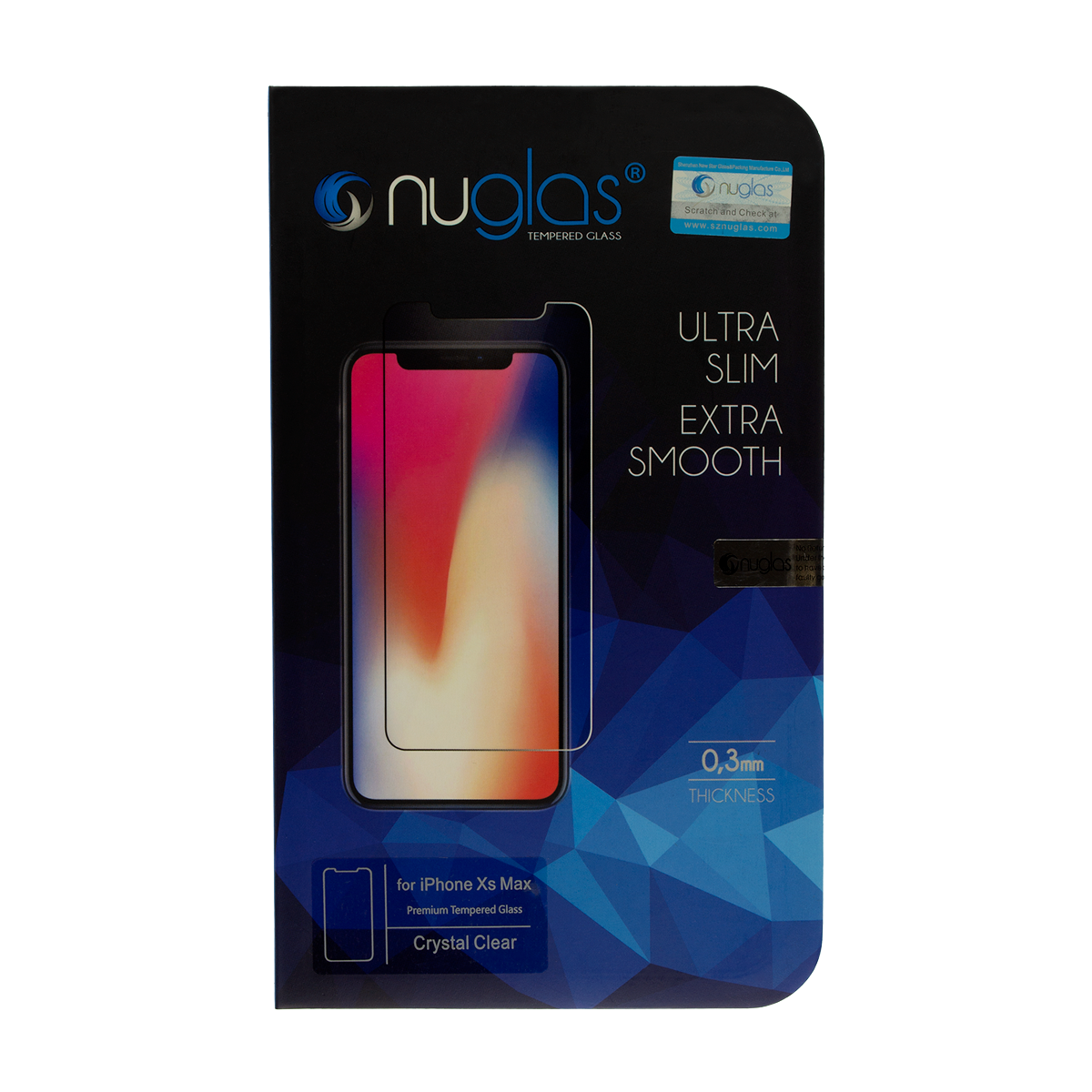 iPhone XS Max / 11 Pro Max NuGlas Privacy Tempered Glass Protection Screen